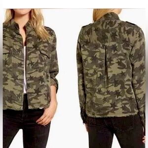 Rails Green Star Camo Utility Jacket Size M
